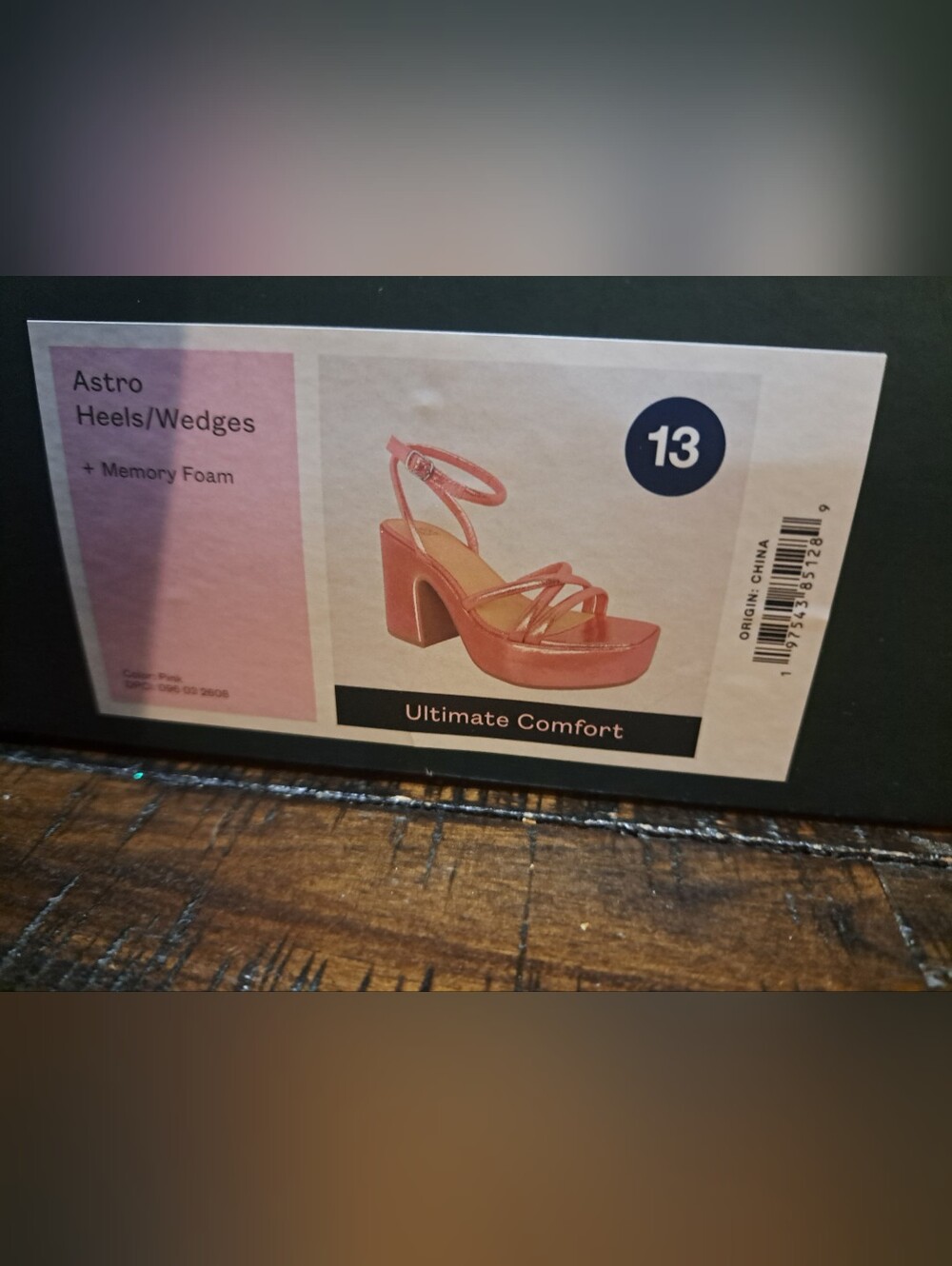Wild Fable "Astro" Strappy Platform Block Heels, Size 13